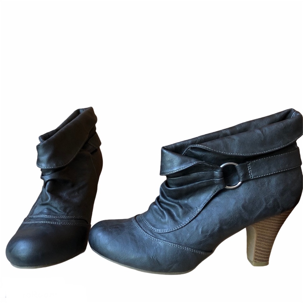 Madden Girl Dark Brown Booties with Heel